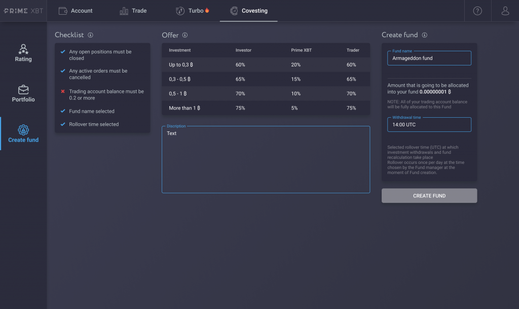 Covesting Fund Management Module Beta Ready For Launch, Here’s How It Works Covesting Fund Management Module Beta Ready For Launch, Here’s How It Works - covesting create fund 1024x609