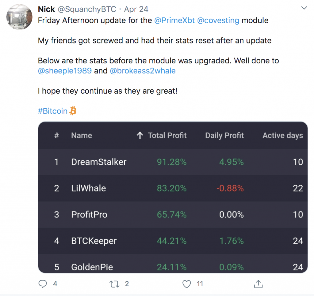 Intermediate Covesting Fund Management Module Beta Update Intermediate Covesting Fund Management Module Beta Update - nick squanchybtc twitter 2020 04 27 20 39 52 1024x967