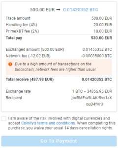 Noble Pro Trades Partners With Coinify To Make Buying Bitcoin Even Easier Noble Pro Trades Partners With Coinify To Make Buying Bitcoin Even Easier - Coinify 4 Transaction details 240x300
